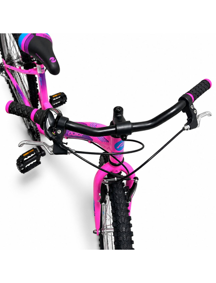 Bicicleta copii Polar Modesty, 24 inch, 6 viteze Shimano, frane V-Brake, Roz