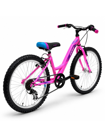 Bicicleta copii Polar Modesty, 24 inch, 6 viteze Shimano, frane V-Brake, Roz