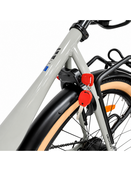 Bicicleta electrica Oras Devron 28200 - 28 inch, L, Gri Deschis