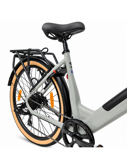 Bicicleta electrica Oras Devron 28200 - 28 inch, L, Gri Deschis
