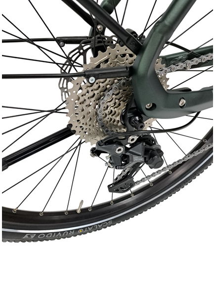 Bicicleta electrica Trekking  Stella Tierra - 29 inch, 10V, L, Verde mat