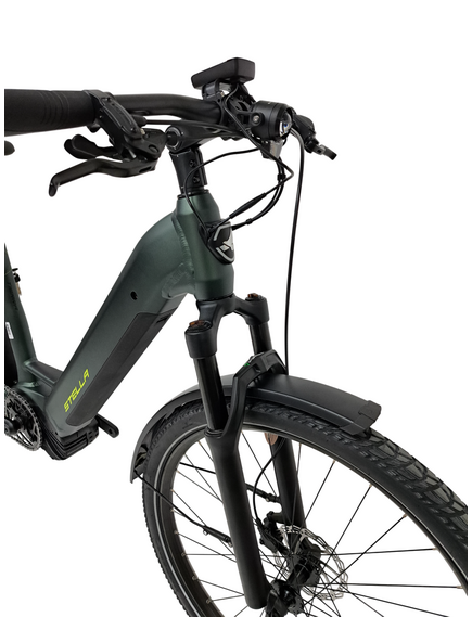 Bicicleta electrica Trekking  Stella Tierra - 29 inch, 10V, L, Verde mat