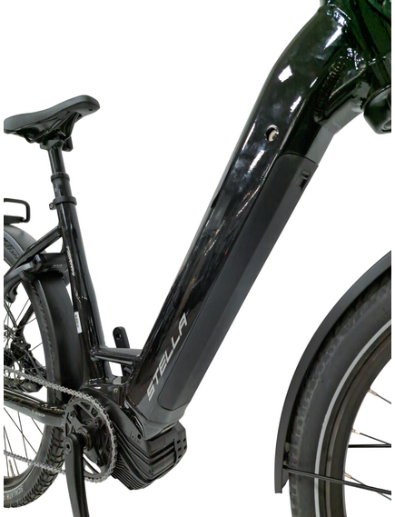 Bicicleta electrica Trekking Stella Tierra - 29 inch, 10V, L, Negru lucios