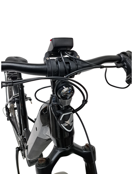 Bicicleta electrica Trekking Stella Tierra - 29 inch, 10V, L, Negru lucios