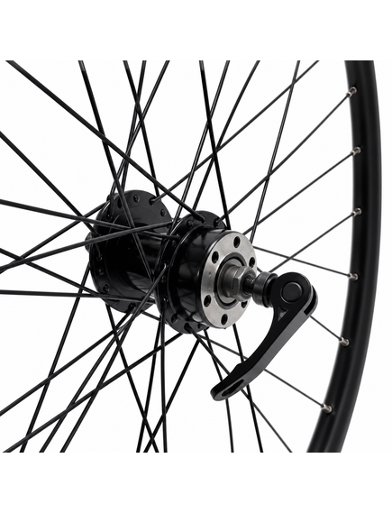 Roata Fata Taurus 29", Disc Brake, Butuc Spate QR, 32H, Negru