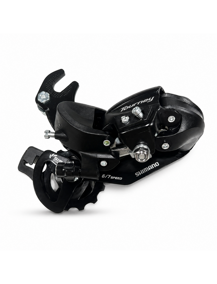 Schimbător spate 6/7 viteze Shimano Tourney  RD-TY300 prindere pe ax, negru