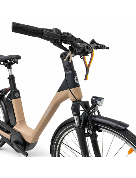 Bicicleta Electrica Trekking Kreidler 2572 - 28 inch, M, Crem