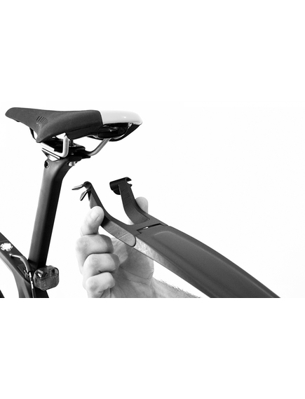 Aparatoare Noroi Spate Polisport S-Mud Long - 26-29 Inch, Negru, imaginea nr. 2 Aparatoare Noroi Spate Polisport S-Mud Long - 26-29 Inch, Negru, imaginea nr. 2