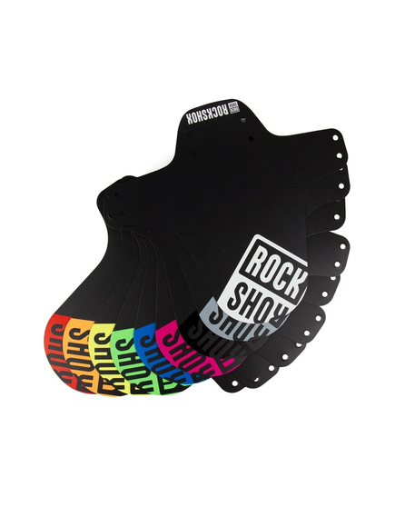 Aparatoare Noroi Pt. Furca Rockshox Print Verde Neon, Culoare produs: Verde