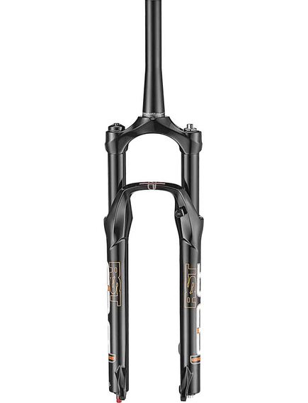 Furca Bicicleta Rst F1Rst 27,5 Trl, DiscPM(max.180), offset43,ax QR15,neagra, Dimensiune roata produs: 27.5 inch