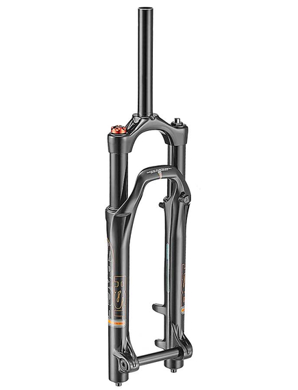 Furca Bicicleta Rst Space Jump 26/27.5Dirt, Disc PM(max.203),brate36, offset38,ax Qr20, neagra, fara ambalaj, imaginea nr. 2