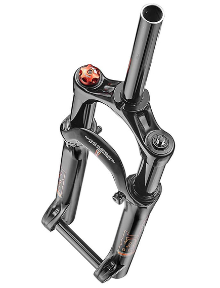 Furca Bicicleta Rst Space Jump 26/27.5Dirt, Disc PM(max.203),brate36, offset38,ax Qr20, neagra, fara ambalaj, imaginea nr. 3