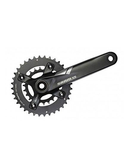 Angrenaj Pedalier X5 Fat Bike 36-22T, monobloc GXP neinclus,negru