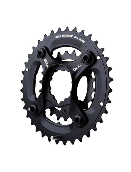 Grup Foi Angrenaj Truvativ X.0 42-28T, 10vit, spider alu GXP, BCD120/80, set