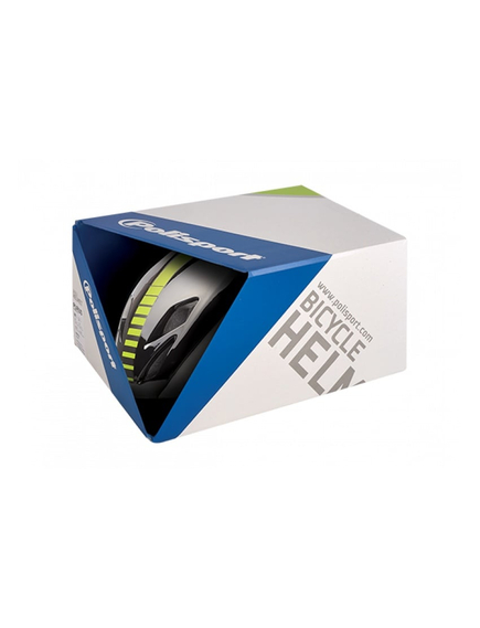 Casca Ciclism Road Polisport Aero - 54-58 cm, M, Alb-Negru, Culoare produs: Alb/Negru, Marime produs: M, imaginea nr. 5