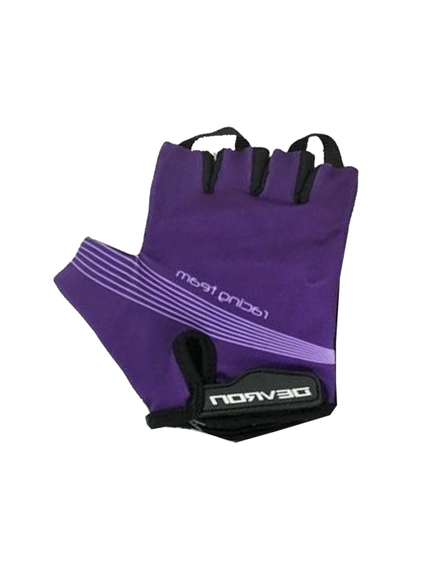 Manusi Ciclism Devron 8542 Racing Team Lady - XS, Negru-Violet, Culoare produs: Negru/Violet, Marime produs: XS