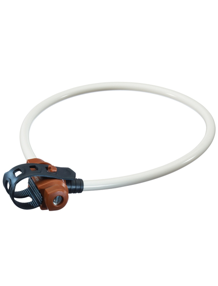 Antifurt Bicicleta Trelock Ks 222/75, Nivel 2/6, Alb, Fixx-Go, Culoare produs: Alb