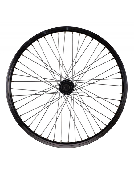 Roata Fata Bicicleta Cerurim, Janta Simpla Bmx Othin, 406X25, 20 inch, Negru, imaginea nr. 2