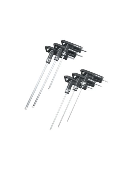 Set Chei Imbus Topeak T-Handle Duohex, Tps-Sp01 - Negru-Argintiu