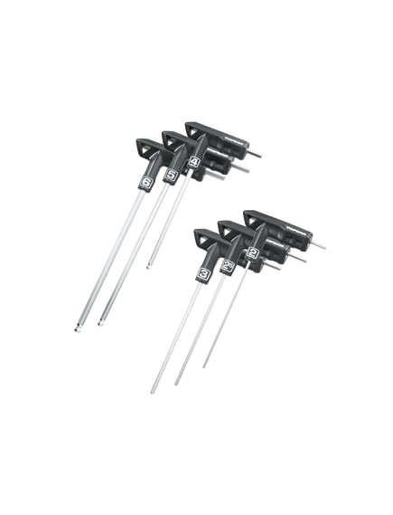 Set Chei Imbus Topeak T-Handle Duohex, Tps-Sp01 - Negru-Argintiu, imaginea nr. 3