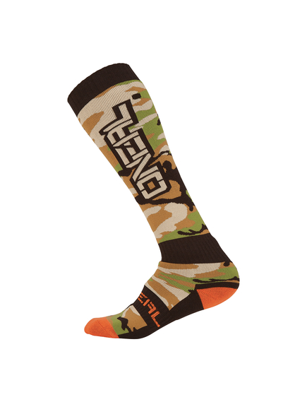 Sosete O'Neal Pro Mx Woods Camo - Marime Universala, Negru-Verde