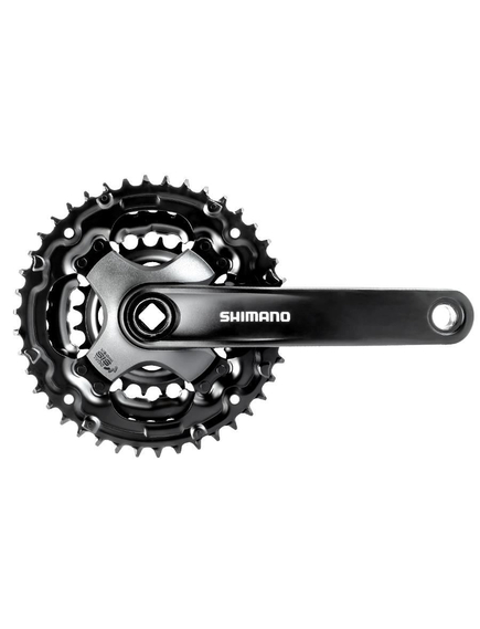 Angrenaj Pedalier Shimano, Fc-Ty301, For Rear - Brat 170 Mm, 3 x 6/7/8 Viteze, 42-34-24T, Negru