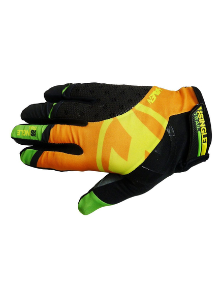 Manusi Ciclism Haven Singletrail, M, Negru-Portocaliu, imaginea nr. 2