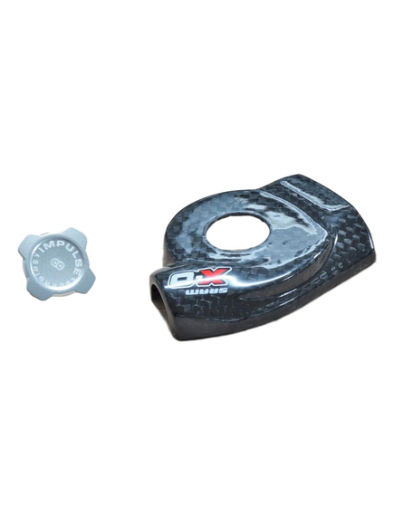 Kit X0 Trigger Carbon Cover/Top Cap - dreapta, Negru
