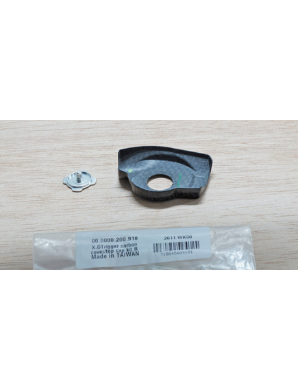 Kit X0 Trigger Carbon Cover/Top Cap - dreapta, Negru, imaginea nr. 2