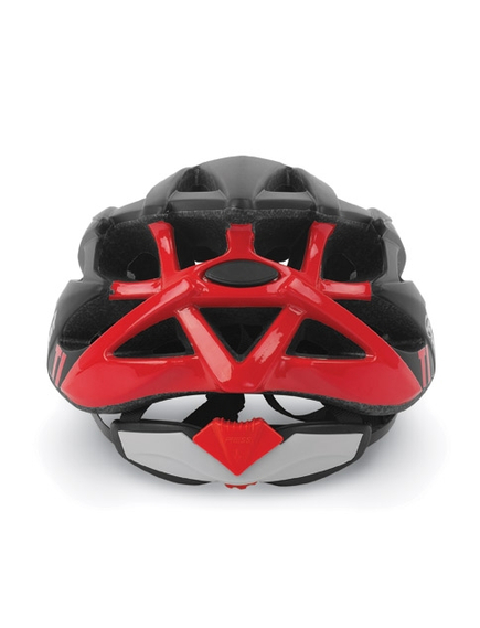 Casca Ciclism Polisport Twig - 55-58 cm, M, Negru-Rosu, Culoare produs: Negru, Marime produs: M, imaginea nr. 2