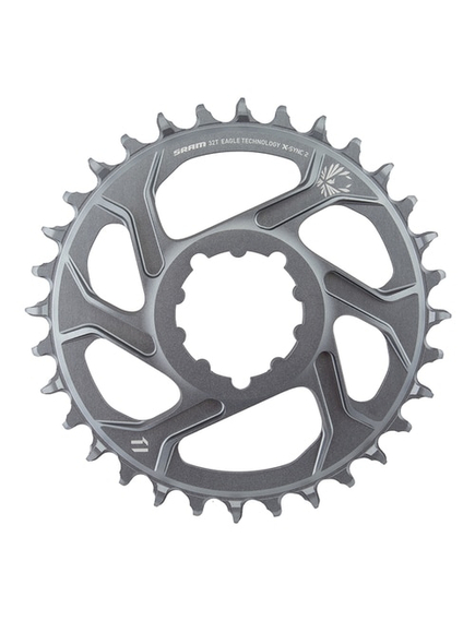 Foaie Angrenaj Sram X-Sync2 Eagle - 32 T, Gri