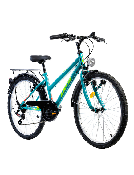 Bicicleta Copii Dhs Terrana 2414 - 24 Inch, Turcoaz, imaginea nr. 2