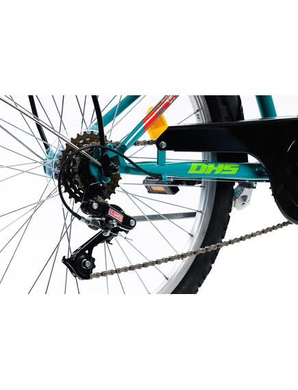 Bicicleta Copii Dhs Terrana 2414 - 24 Inch, Turcoaz, imaginea nr. 5