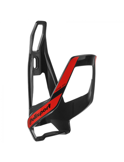 Suport Bidon Apa Polisport Holder Pro - Negru-Rosu, Culoare produs: Negru/Rosu