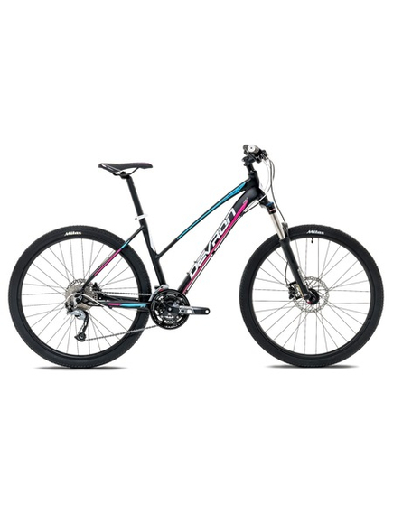 Cadru Devron Riddle Lady H2.7 - L, 495 Mm, Negru-Albastru, Marime produs: L