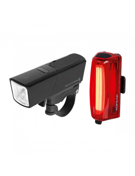 Set Lumini Bicicleta Topeak PowerLite BT Combo TMS102BT - Negru