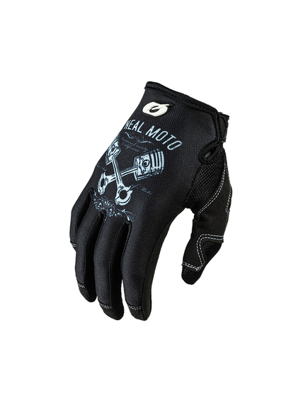 Manusi Ciclism O'Neal Mayhem Pistons II - XL/10, Negru-Alb, Marime produs: XL, imaginea nr. 2