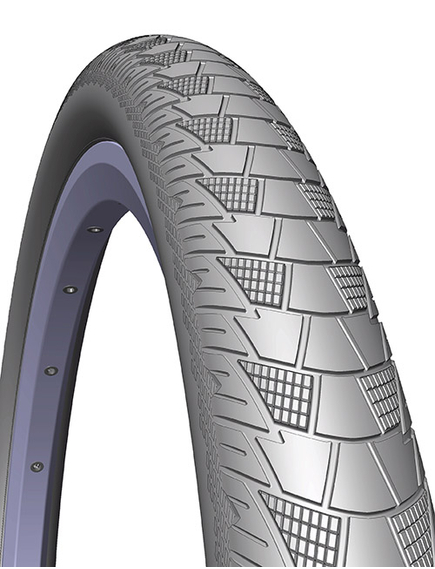 Anvelopa Bicicleta Rubena 26 X 2,00 V99 Cityhopper Gri