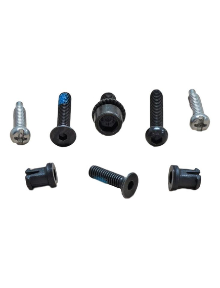 05-09 X9 Rear Derailleur Screw/Bolt Kit - Silver-Black
