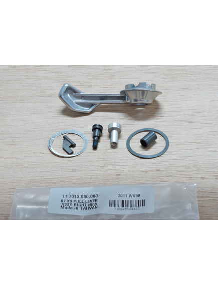 07-09 X9 Pull Lever Assy, Right New - Silver, imaginea nr. 2