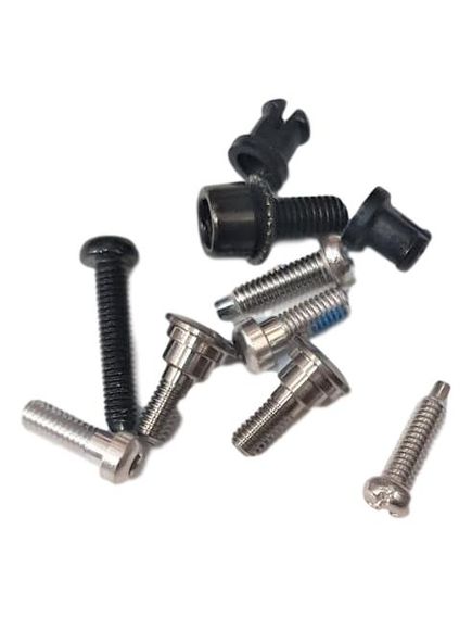 07 X9 Rd Composite Cage Screw/Bolt Kit - Silver-Black