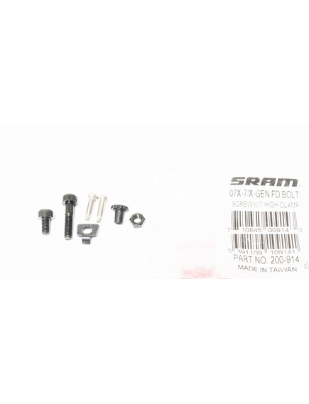 07X-7/X-Gen Fd Bolt/Screw Kit High Clamp - Silver-Black, imaginea nr. 2