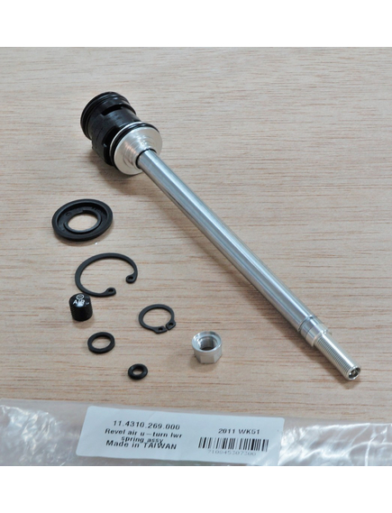 09 Revelation Air U-Turn Lower Spring Assy - Silver-Black, imaginea nr. 2