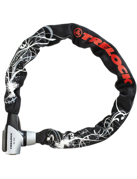 Antifurt Bicicleta Trelock Bc 340/85/7, cu zale, model floral