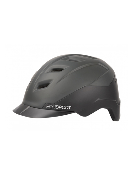 Casca Ciclism Polisport E-City - 58-61 cm, L, Negru