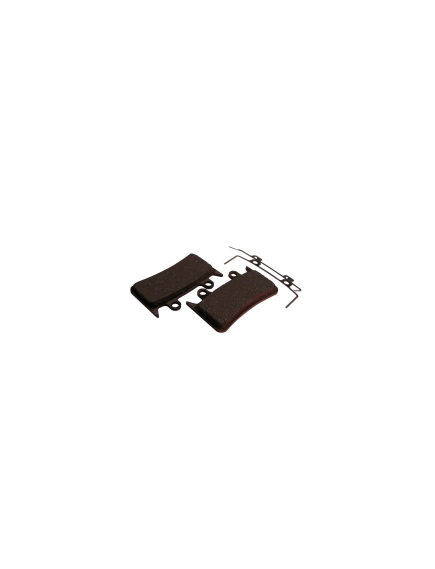 Placute Frana Disc Bicicleta Fibrax Ash919 - Negru