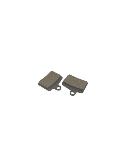 Placute Frana Disc Bicicleta Fibrax Ash923, Semi-Organice - Maro