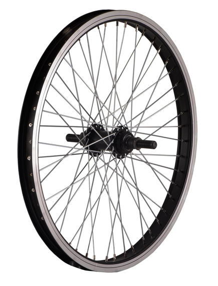 Roata Spate Bicicleta BMX Cerurim, Janta Simpla, 20 inch, 406X25, Negru