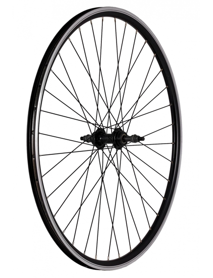 Roata Spate Bicicleta Cerurim, Janta Dubla - 28 Inch, 36H, 622 x 18, Negru, imaginea nr. 2