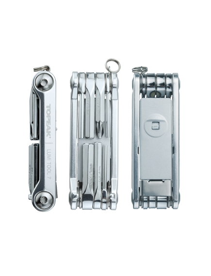 Set Scule Compacte Topeak Lumitool 7 Tt2549, Argintiu, imaginea nr. 2